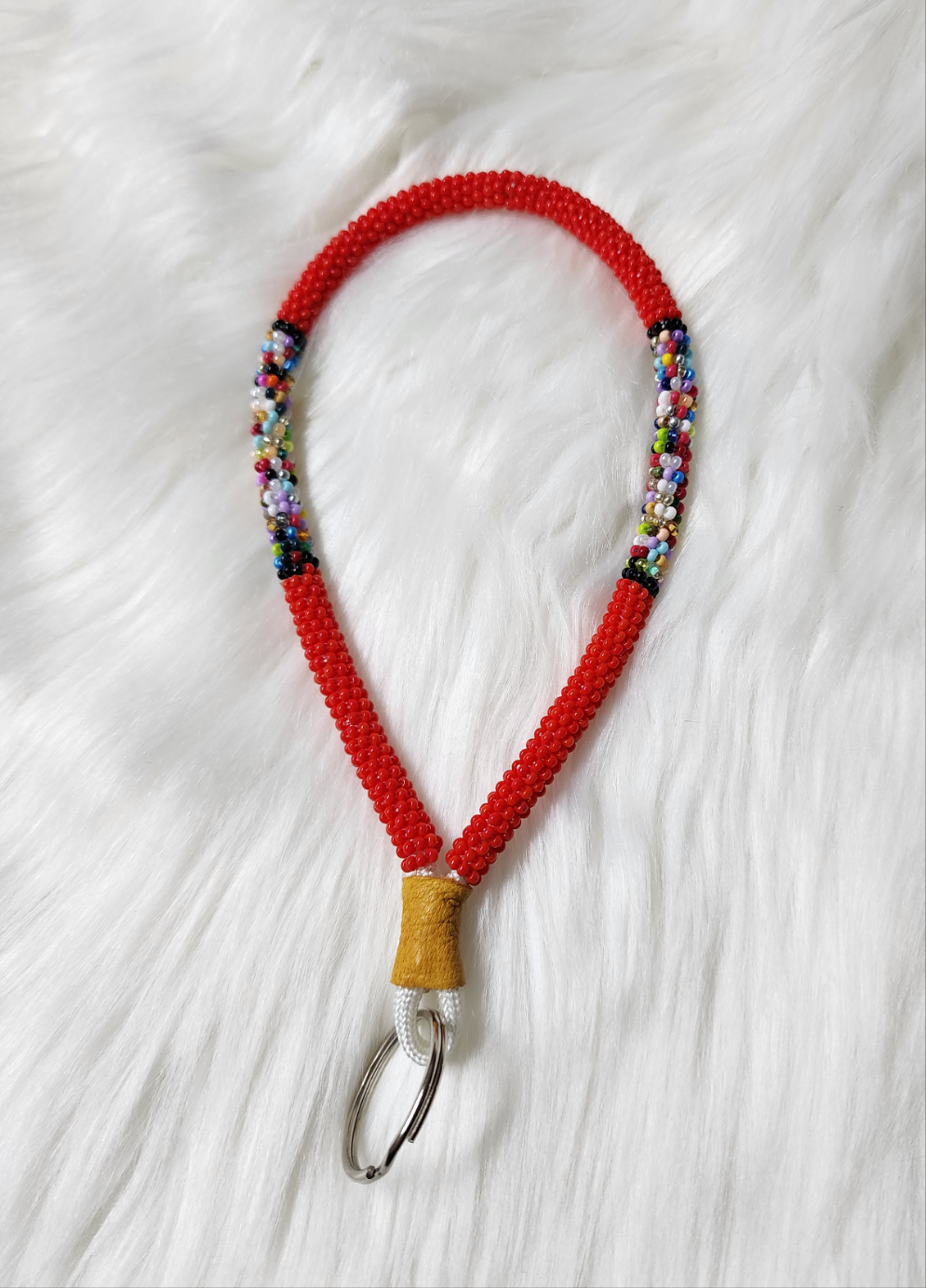 Wristlet - Red Bead Soup