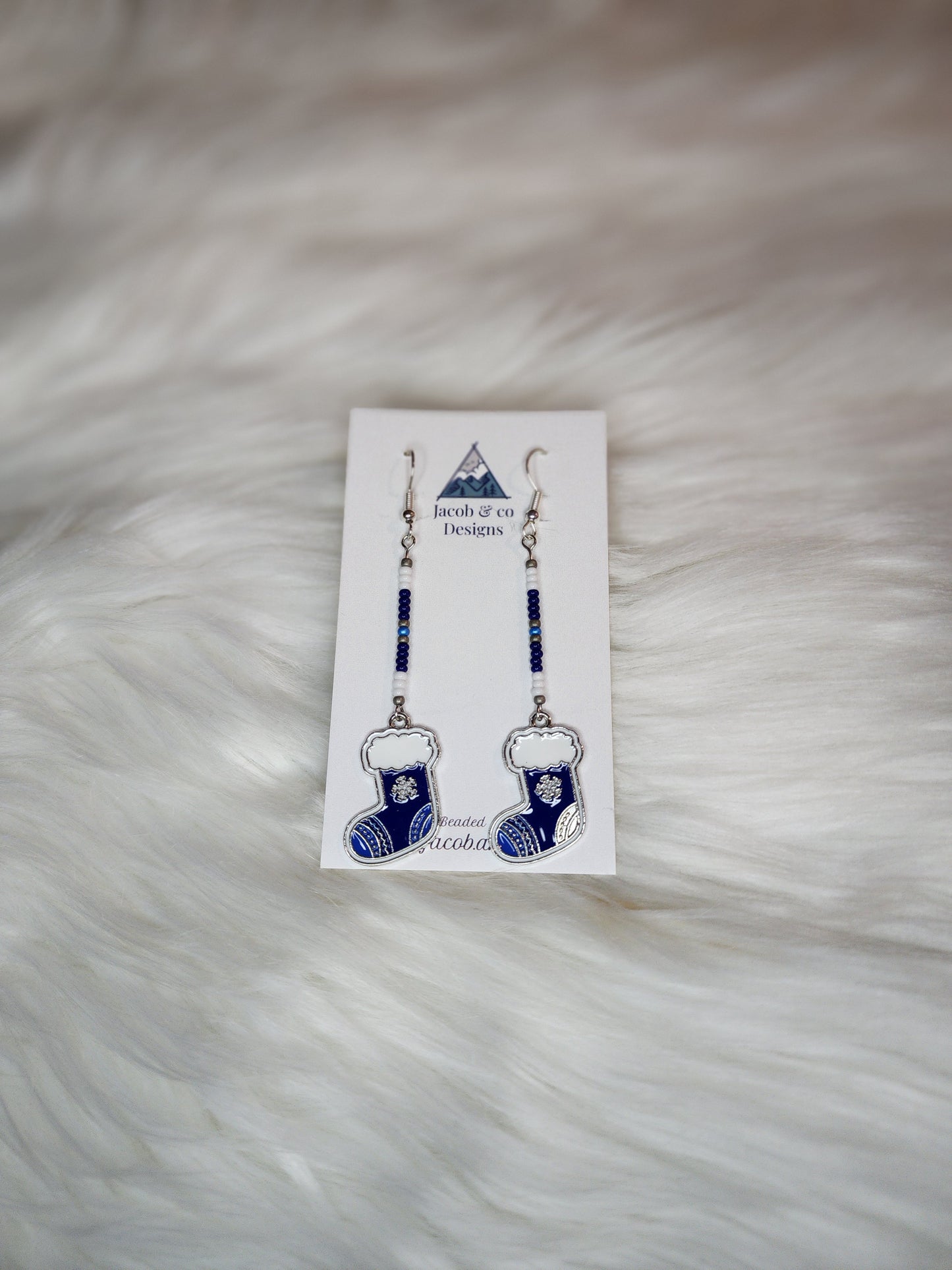 Straight Pin earrings - stocking