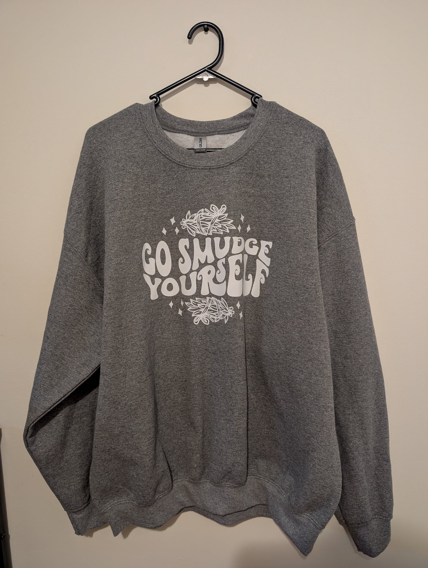 Crewneck sweater - Go smudge yourself