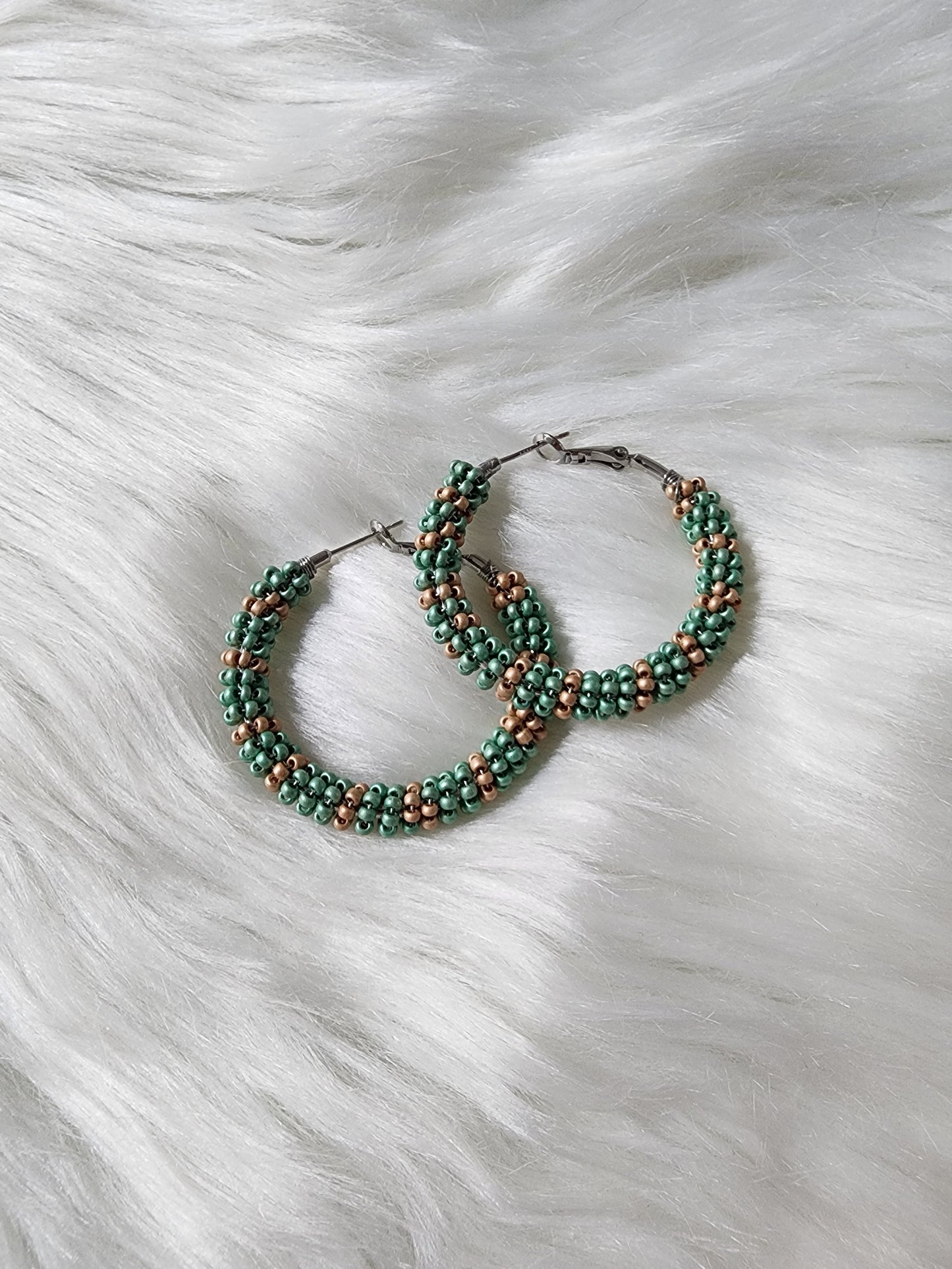 Beaded Hoops - Minis