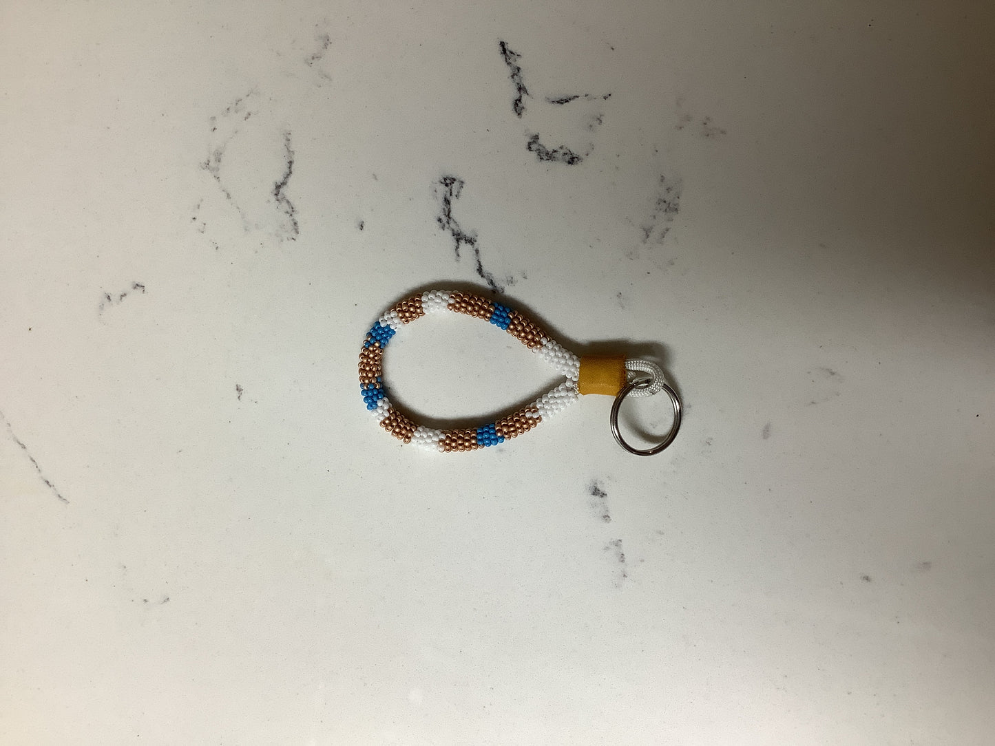 Mini beaded key-pull