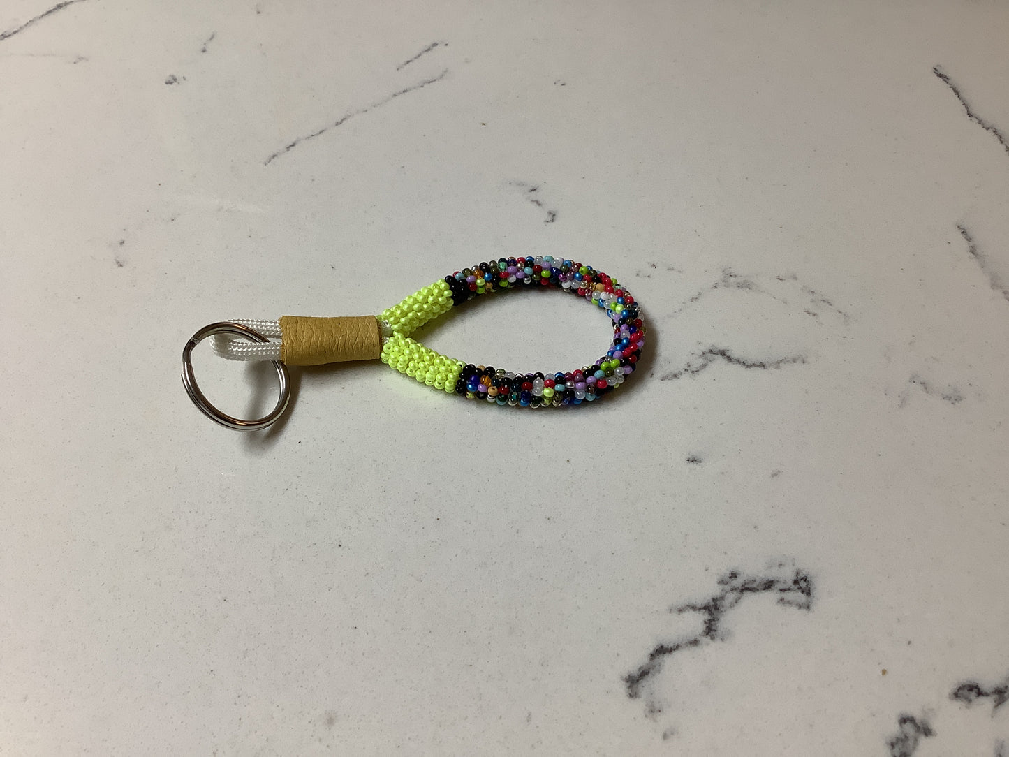 Mini beaded key-pull