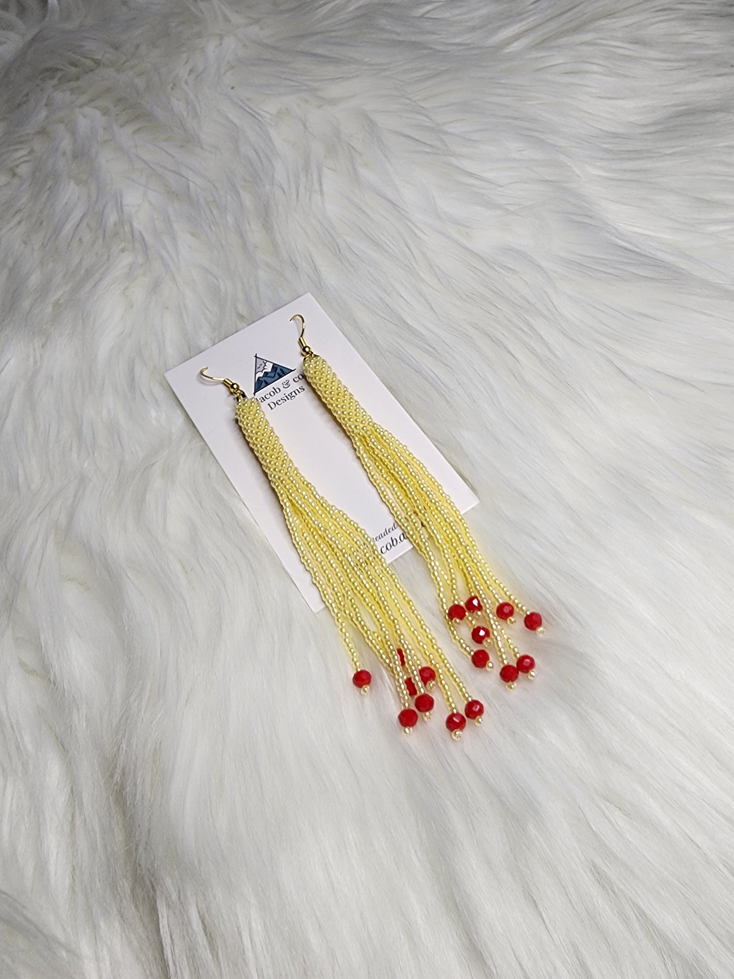 Tubular Fringe - Yellow