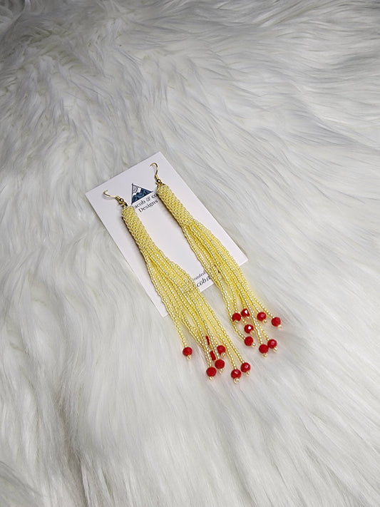 Tubular Fringe - Yellow