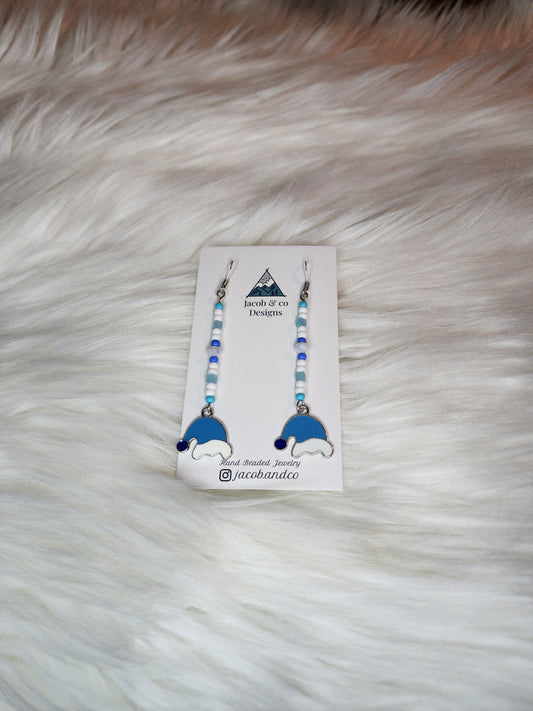 Straight Pin earrings - Santa hat
