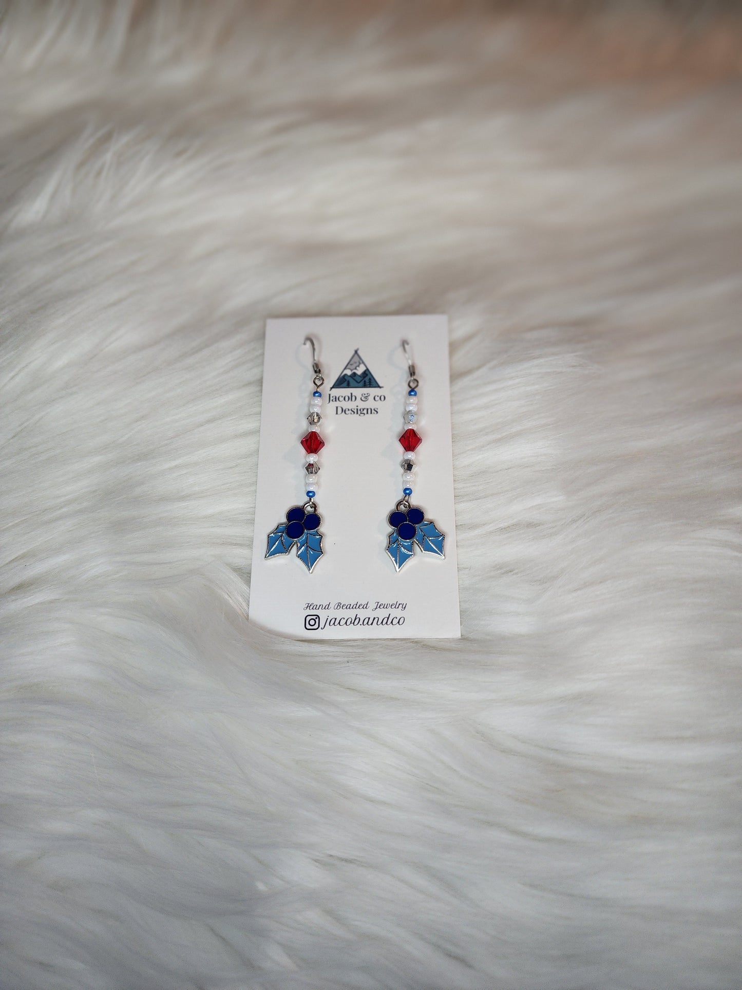 Straight Pin earrings - Holly