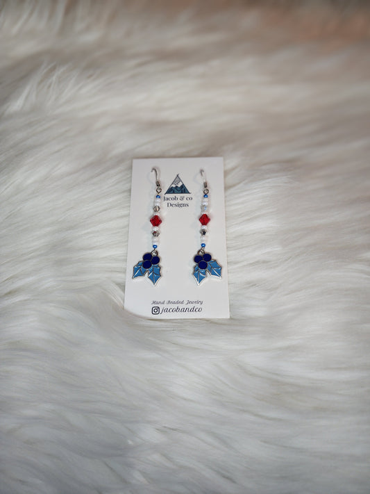 Straight Pin earrings - Holly