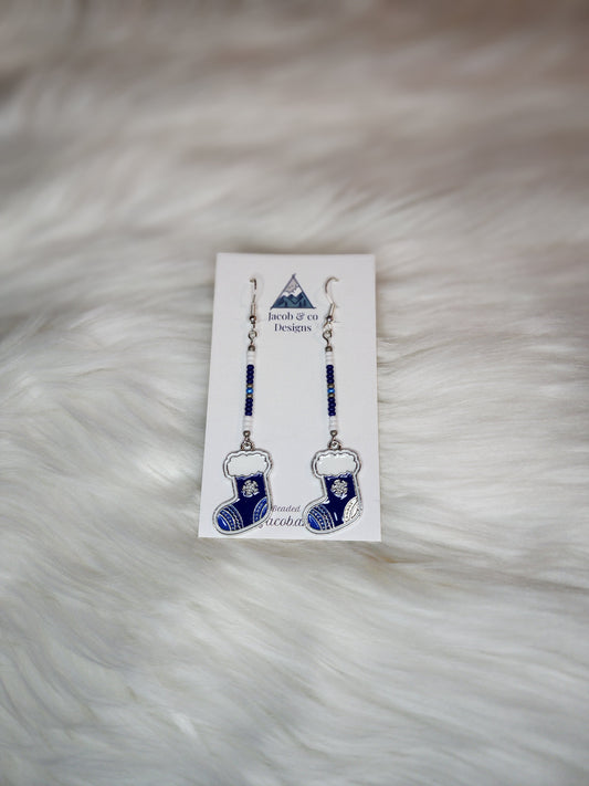 Straight Pin earrings - stocking