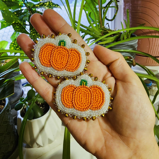 Pumpkin Earrings - Large
